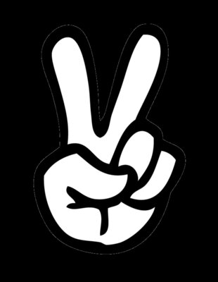 peace fingers